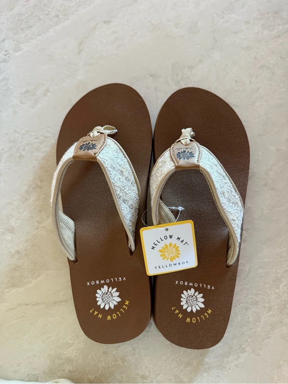 Yellow Box Mellow Mat Women Sandal - Natural (Size 9) - Picture 3 of 4